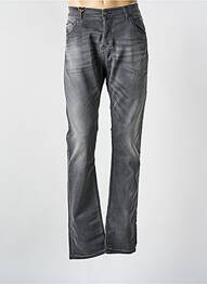 Jeans coupe droite fermeture zippée sous rabat boutonné taille normale gris DN.SIXTY SEVEN homme