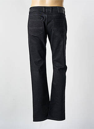 Jeans coupe droite fermeture zippée sous rabat boutonné taille normale noir DN.SIXTY SEVEN homme