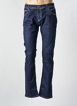 Jeans coupe droite fermeture zippée sous rabat boutonné taille normale bleu DN.SIXTY SEVEN homme