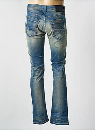 Jeans coupe droite fermeture zippée sous rabat boutonné taille normale bleu DN.SIXTY SEVEN homme