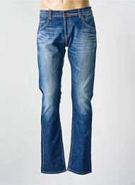 Jeans coupe droite fermeture zippée sous rabat boutonné taille normale bleu DN.SIXTY SEVEN homme