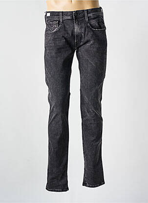 Jeans coupe slim stretch taille normale noir REPLAY homme