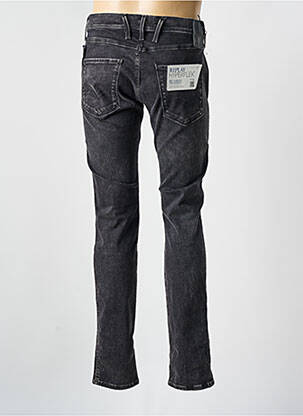 Jeans coupe slim stretch taille normale noir REPLAY homme