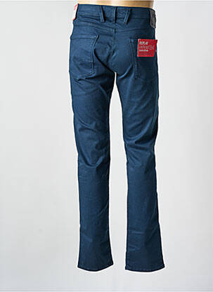 Pantalon droit stretch taille normale bleu REPLAY homme