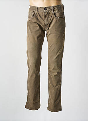 Jeans coupe slim poches taille normale marron REPLAY homme