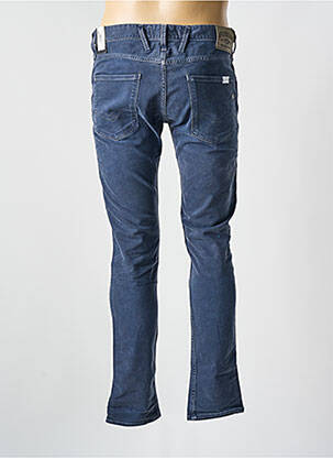 Pantalon slim fermeture zippée sous rabat boutonné taille normale bleu REPLAY homme