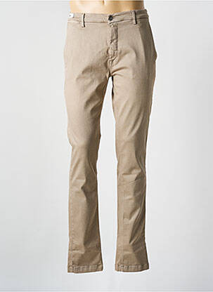 Pantalon slim stretch taille normale beige REPLAY homme