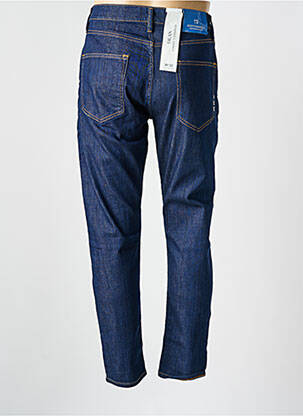 Jeans coupe droite fermeture zippée sous rabat boutonné taille normale bleu SCOTCH & SODA homme