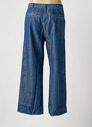 Jeans coupe large taille haute taille haute bleu LEON & HARPER femme