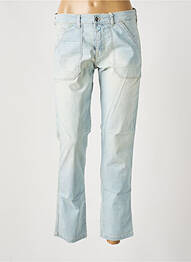 Jeans coupe droite stretch taille normale bleu BÔ-M femme