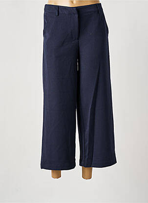 Pantalon 7/8 taille haute taille haute bleu MINIMUM femme