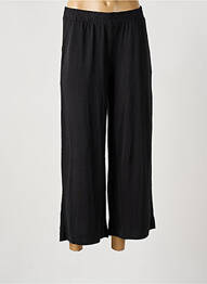 Pantalon 7/8 taille haute taille haute noir ICHI femme