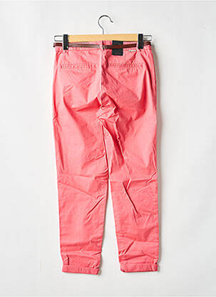 Pantalon chino tissage popeline taille normale rose SCOTCH & SODA femme