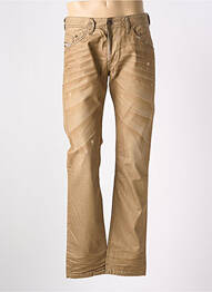 Jeans coupe droite fermeture boutonnée sur le devant taille normale beige DIESEL homme