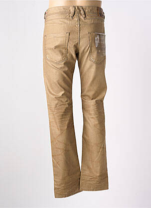 Jeans coupe droite fermeture boutonnée sur le devant taille normale beige DIESEL homme
