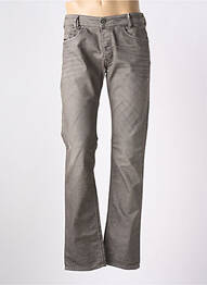 Jeans coupe droite effet usé taille normale gris DIESEL homme