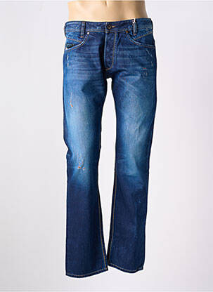 Jeans coupe droite fermeture boutonnée sur le devant taille normale bleu DIESEL homme