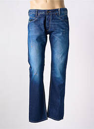 Jeans coupe droite fermeture boutonnée sur le devant taille normale bleu DIESEL homme