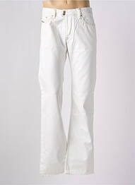 Jeans coupe droite fermeture boutonnée sur le devant taille normale blanc DIESEL homme
