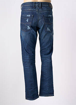 Jeans coupe droite effet usé délavé taille normale bleu DIESEL homme