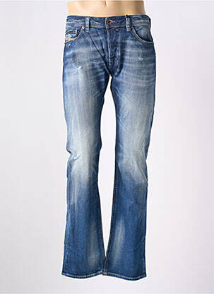 Jeans coupe droite fermeture boutonnée sur le devant taille normale bleu DIESEL homme