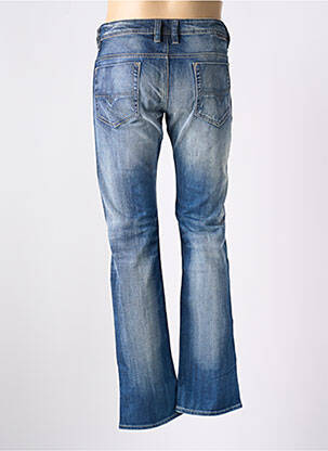 Jeans coupe droite fermeture boutonnée sur le devant taille normale bleu DIESEL homme