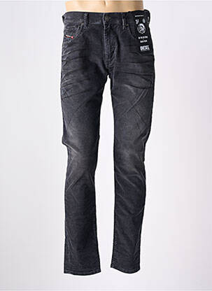 Pantalon slim tissage velours taille normale gris DIESEL homme