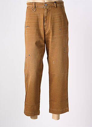 Jeans coupe droite stretch taille normale marron DIESEL homme