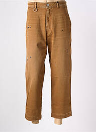 Jeans coupe droite stretch taille normale marron DIESEL homme