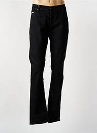 Jeans coupe slim fermeture boutonnée sur le devant taille normale noir DONOVAN homme