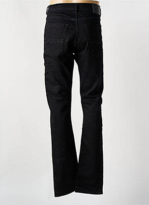 Jeans coupe slim fermeture boutonnée sur le devant taille normale noir DONOVAN homme