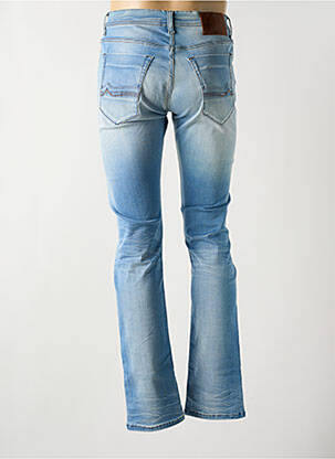 Jeans coupe slim fermeture boutonnée sur le devant taille normale bleu DONOVAN homme