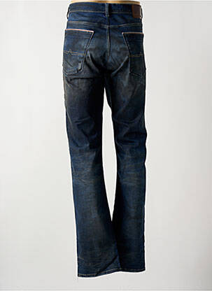 Jeans coupe droite fermeture boutonnée sur le devant taille normale bleu DONOVAN homme