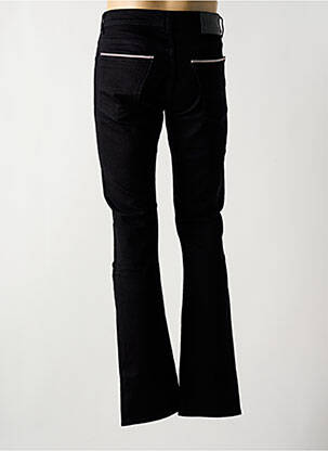 Jeans coupe droite fermeture boutonnée sur le devant taille normale noir DONOVAN homme