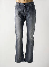 Jeans coupe droite fermeture boutonnée sur le devant taille normale gris DONOVAN homme