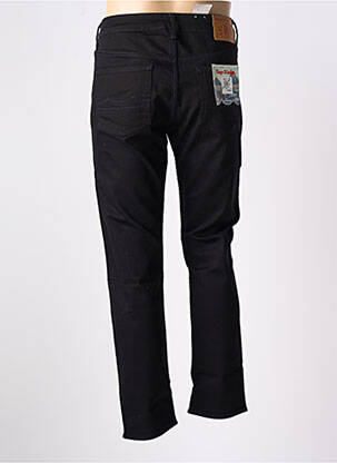 Jeans coupe droite stretch taille normale noir KINGS OF INDIGO homme