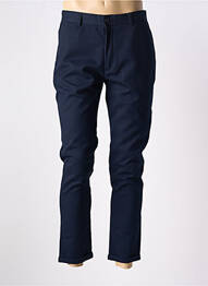 Pantalon 7/8 taille à pinces taille normale bleu MINIMUM homme