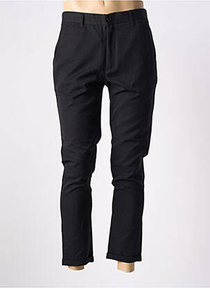 Pantalon 7/8 taille à pinces taille normale noir MINIMUM homme