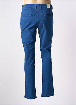 Pantalon chino stretch taille basse bleu SELECTED homme