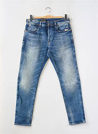 Jeans coupe slim fermeture boutonnée sur le devant taille normale bleu G STAR homme