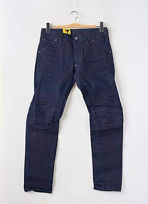 Jeans coupe droite fermeture boutonnée sur le devant taille normale bleu G STAR homme