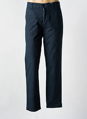 Pantalon chino poches bleu KNOWLEDGE COTTON APPAREL homme