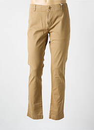 Pantalon chino poches beige KNOWLEDGE COTTON APPAREL homme