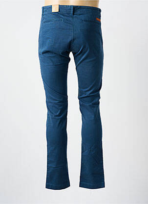 Pantalon chino poches bleu KNOWLEDGE COTTON APPAREL homme