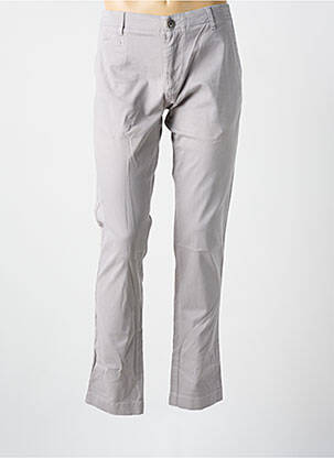 Pantalon chino poches gris KNOWLEDGE COTTON APPAREL homme