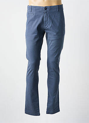 Pantalon chino poches bleu KNOWLEDGE COTTON APPAREL homme