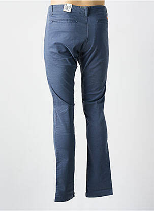 Pantalon chino poches bleu KNOWLEDGE COTTON APPAREL homme