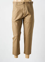 Pantalon 7/8 poches beige KNOWLEDGE COTTON APPAREL homme