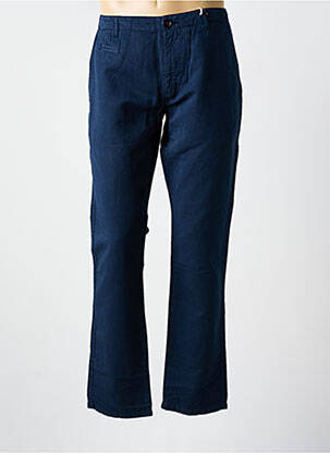 Pantalon chino poches bleu KNOWLEDGE COTTON APPAREL homme