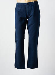 Pantalon chino poches bleu KNOWLEDGE COTTON APPAREL homme